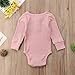 Emmababy Newbown Baby Boys Girls Knitted Sweather Rompers Sleepwear Long Sleeves Pajamas Fall Winter Bodysuit Pink