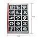 Xmasir 446 Sheet Semi Permanent Tattoo Kit with Ablum Gift,Henna Stencils Glitter Temporary Tattoos for Women Body Art Template