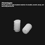 sourcing map 20Pcs 6102AA Plastic Worm Gears Module 0.5 for RC Car Robot DIY view 4