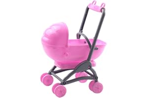 KESYOO Simulation Stroller Doll Toy Doll Stroller for Boys and Girls for Playing Decoration