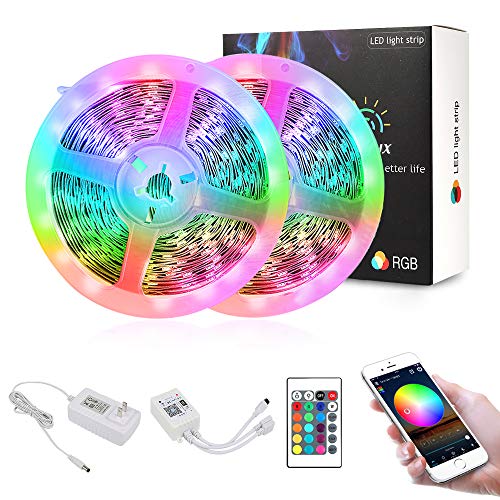 Nexlux WiFi LED Strip Lights, 65.6ft Smart Phone Controlled Non