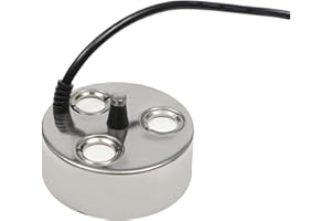 Netcoin Mist Maker, 3 Head Ultrasonic Mist Maker Fogger AC 36V 60W Air Humidifier Hydroponics Water Fountain Pond Fog Machine 900ml/h