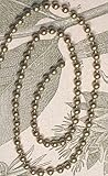 3 Feet of Beaded Goldtone Extension Chain with end connector for Ceiling Fan Pulls or Light Pulls Extending
