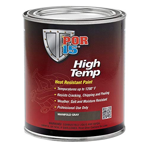 POR-15 44304 Aluminum High Temperature Paint - 1 quart