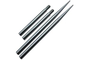 550 Type III Tapered Tip Paracord FID, Lacing, Stitching Needles by Jig Pro Shop (2 Pack 3 1/2" Stainless Steel w/ 1 3/4" Extensions)