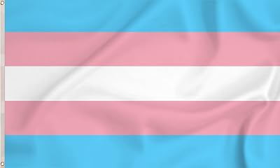 Storm&Lighthouse Transgender Pride Flag 5ft x 3ft with Eyelets