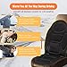 Tvird Heated Seat Cushion 12V Car Heated Seat Covers Comfortable Car Seat Heater Adjustable Temperature for Cold Weather, Winter Driving, Safer Nonflammable UL Wiring-2019 Upgraded (Black)