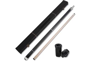 Canadian Maple Pool Cue Stick, 19 oz 58" 12.5mm Tip 2-Piece Billiard Cue Sticks Lizard Pattern Leather Wrap, Billiard Cue Sti