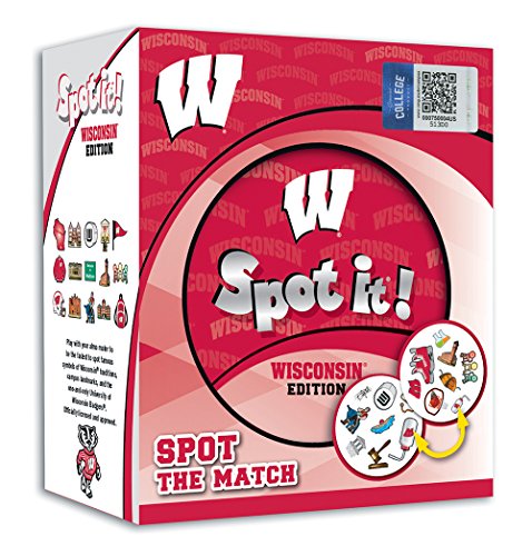 MasterPieces NCAA Wisconsin Badgers Spot It! Game