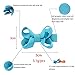 40pcs Mini Grosgrain Ribbon Pinwheel Hair Bows Alligator Clips for Baby Gilrs Toddlers Kids in Pairs (20 Pairs 615)