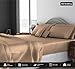 SGI 950 Thread Count Egyptian Cotton Sheets Queen 4 Piece Sheet Set Taupe Solid