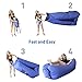 EasyGo Products Best Selling Woohoo 3.0 Giant Outdoor Inflatable Lounger With Carry Bag - Patent Pending, BLUE