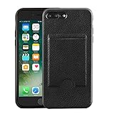 iPhone 7 Plus/8 Plus Wallet Case, Card Case, MagicSky Ultra Slim Premium PU Leather Wallet Case Shock-Absorbing Protective Bumper Cover With Card Holder for Apple iPhone 7 Plus/8 Plus - Black