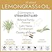 artnaturals 100% Pure Lemongrass Essential Oil - (.5 Fl Oz / 15ml) - Undiluted Therapeutic Grade - Soothe Cleanse and Purify