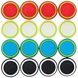 Thumb Stick Grips Caps Cover Replacement for PS4 PS3 PS2 Xbox One/360 /Game Controller/ Silicone Analog Controller Joystick/ 8 Pairs/16 Pcs