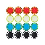 Thumb Stick Grips Caps Cover Replacement for PS4 PS3 PS2 Xbox One/360 /Game Controller/ Silicone Analog Controller Joystick/ 8 Pairs/16 Pcs