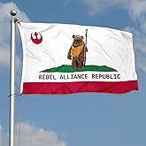 2but Rebel Alliance Flag Tapestry banner 3x5ft Man Cave (II)