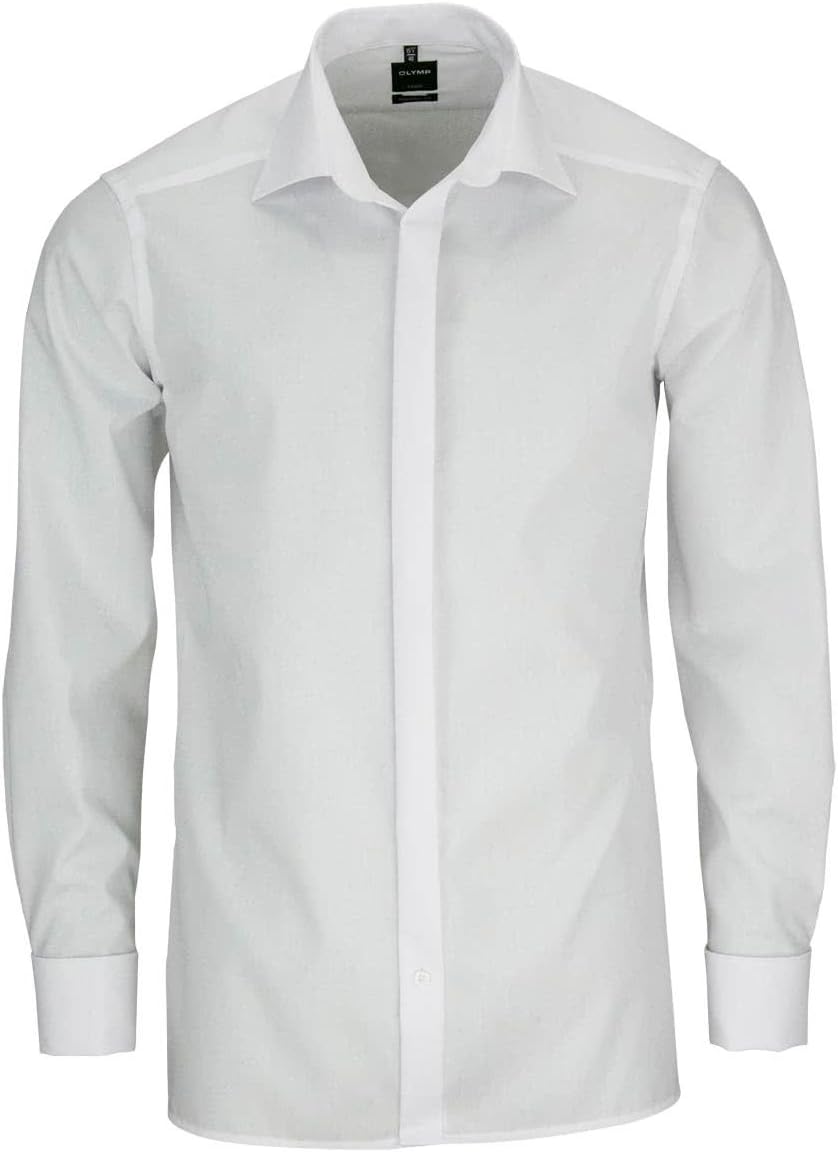 OlympGalahemd Kent Umschlagman. Fit Modern White