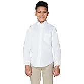 French Toast Boys Long Sleeve Oxford Shirt (Standard & Husky) Button Down Shirt