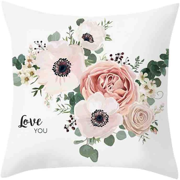 Amazon Com Throw Pillow Cover Pillow Case Rose Pattern
