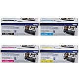 Brother Toner Cartidge Set Black, Cyan, Magenta, Yellow (Black 4000/Color 3500 Yield)
