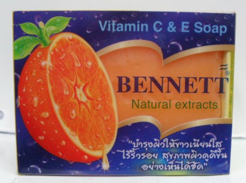 Bennet Vitamin C &amp; E Soap Natural Extract 130 G. Thailand Product