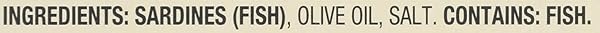 SEASON, SARDINES IN OLIVE OIL OMEGA 3, 4.38 OUNCE
