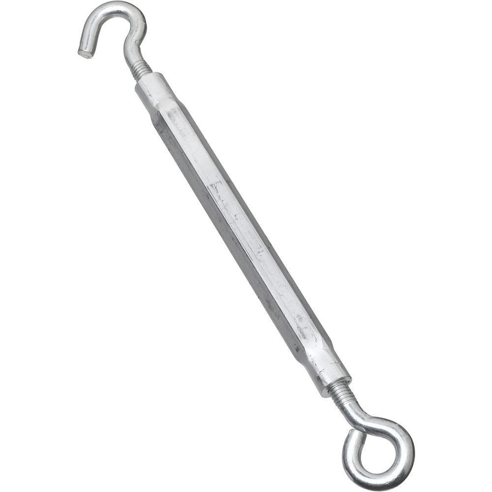 National Hardware N221-895 2172BC Hook and Eye Turnbuckle in Zinc Plated,3/8" x 16"
