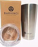 Lilfoot 20 Oz. Vacuum Insulated Stainless Steel Travel Tumbler with New Straw-Friendly Slider Lid!!