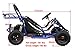 ZXTDR Electric Go Kart For Kids with Powerful 48v 1800w Brushless Motor (Blue)