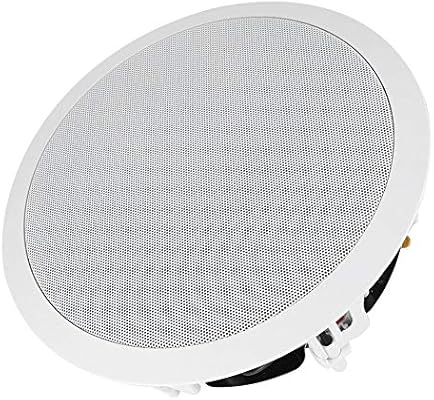 Denash 8 Inch In Wall In Ceiling Speakers Stainless Amazon Co Uk