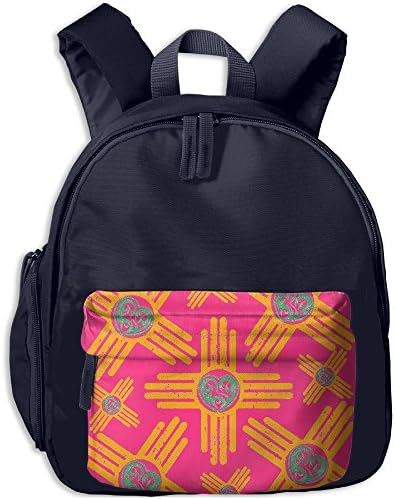 New Mexico Love Boys Cartoon Carrying Bookbags Printed Anti-lost Schoolbags