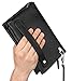Genuine Leather Wallet Clutch Pouch Handbag Wrist Bag For Mens Business Professional Traveller Students Bag Comes With Zip Strap
