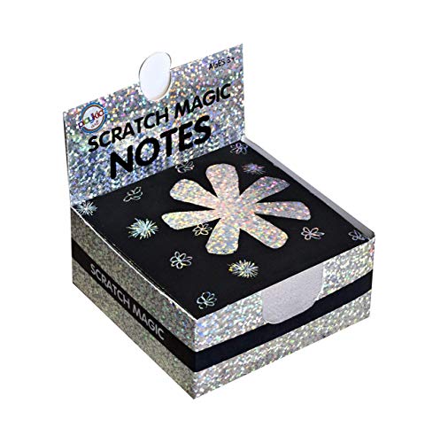 image for Playkidz Art Scratch Art Kit – Magic Scratch Off Notes & [2] Stylus 