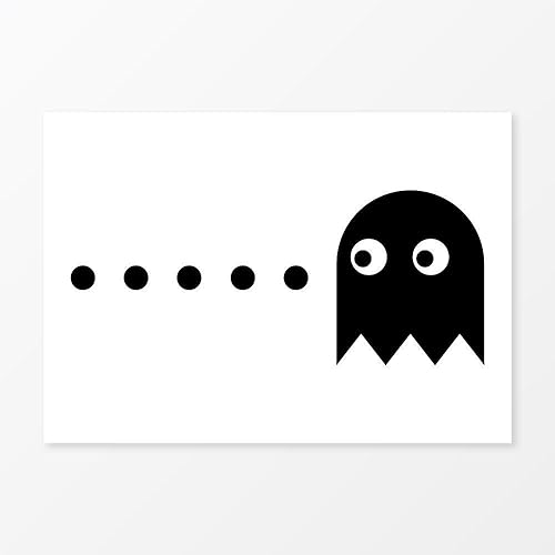 Amazon Com Pacman Ghost Poster Size 5x7 8x10 11x14 A5 A4 Or