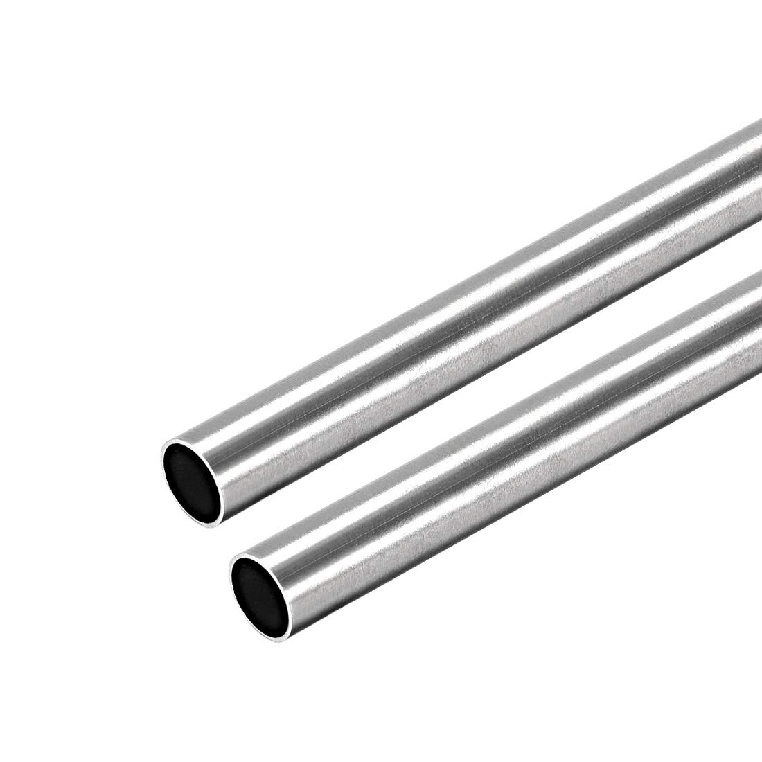 uxcell 304 Stainless Steel Round Tubing 8mm OD 0.4mm Wall Thickness 250mm Length Seamless Straight Pipe Tube 2 Pcs