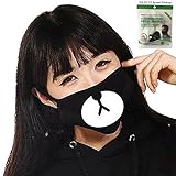 ZWZCYZ EXO Cotton Men and women Boys and Girls Bear Face Mask Good Boy Anti-dust Mouth Mask Cute Muffle Muzzle