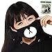Kpop Dust Mouth Face Mask -ZWZCYZ Black Cute EXO Cotton Blend Anti Dust Allergy Mask Respirator for Boys and Girls Men Women Health Cycling