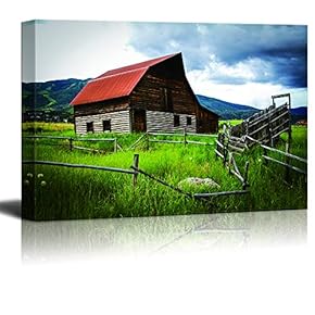 Canvas Wall Art for Living Room,Bedroom Home Artwork Paintings Farm Ready to Hang - 12x18 inches