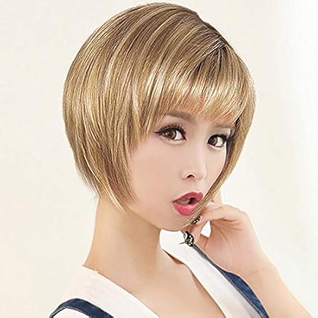 Amazon Co Jp Yiteng のりこかつらストレートウィッグファッションショートブラウンウィッグ Yitengブティックが立ち上げ ドラッグストア