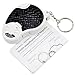 OLLGEN Mini 8 X 20X Folding Magnifying Glass Loupe,Pocket Sized Dual Lens LED Magnifier with Keychain,Innovative Battery Cover Design,Small Loupe Lens for Jewelry Diamonds Coins Stamps Map Reading