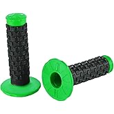 Motorcycle Grips 7/8" Dirt Bike Grip Pillow Top Grips Rubber Anti-Slip Universal Handlebar Racing Grip for Motocross ATV