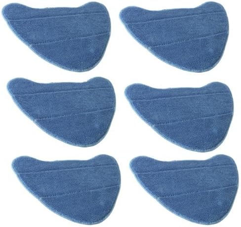 Spares2go Microfibre Cleaning Pads for Vax S7 S7-A S7-A+Total Home Duet Master Steam Cleaner Mops (Pack of 6)