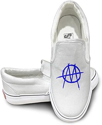 ZHEME Ministry Band Logo Fashion Unisex Flat Canvas Shoes Sneaker White 41