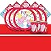 Peppa Pig Cartoon Children's Birthday Complete Party Tableware Pack for 16