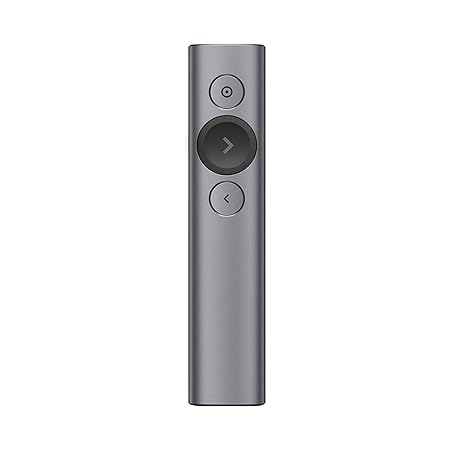 Logitech Spotlight Presenter (Fortschrittliche digitale Präsentationsfernbedienung mit Bluetooth, universell kompatibel, mit 