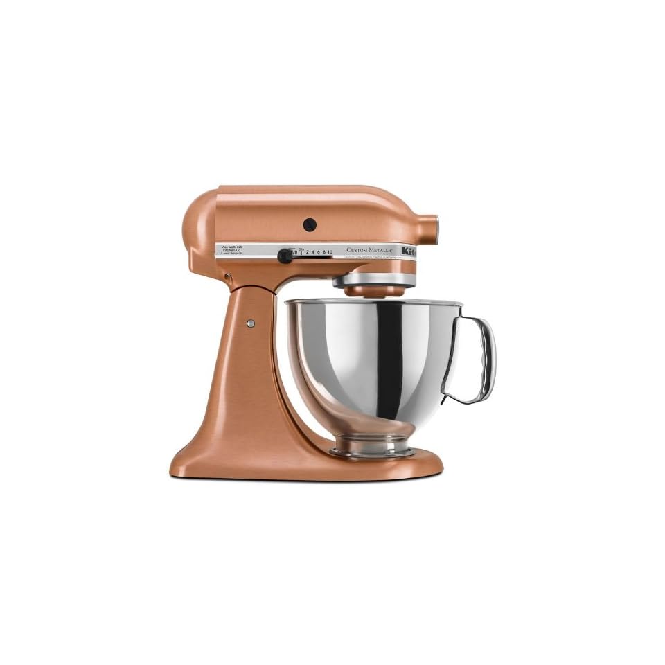 KitchenAid KSM152PSCP Custom Metallic Series 5 Quart Mixer, Satin