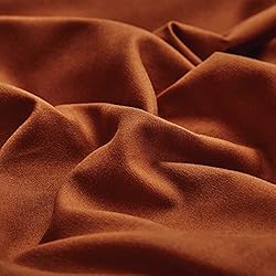 Houseri Burnt Orange Comforter Set Queen Rust