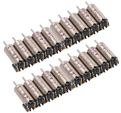 DC 3V Mini Electric Motor, 20 PCS 20000 RPM Electric Toy Cars Engine Machinery Motor Kit for DIY Toys Models Crafts by Yeeco