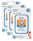 Munchkin Arm and Hammer Pacifier Wipes, White, 108
